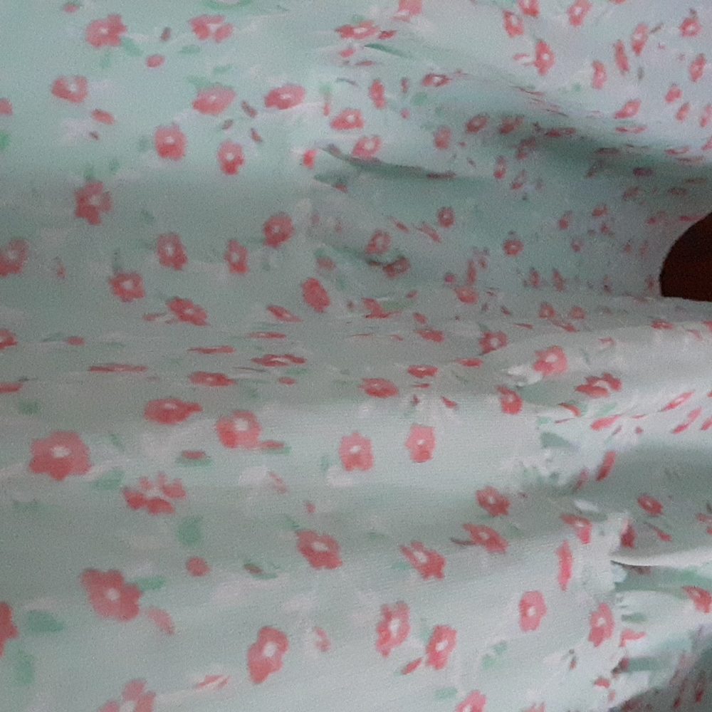 AND sz small multi tiered cottagecore midi/maxi length floral dress - Picture 5 of 6